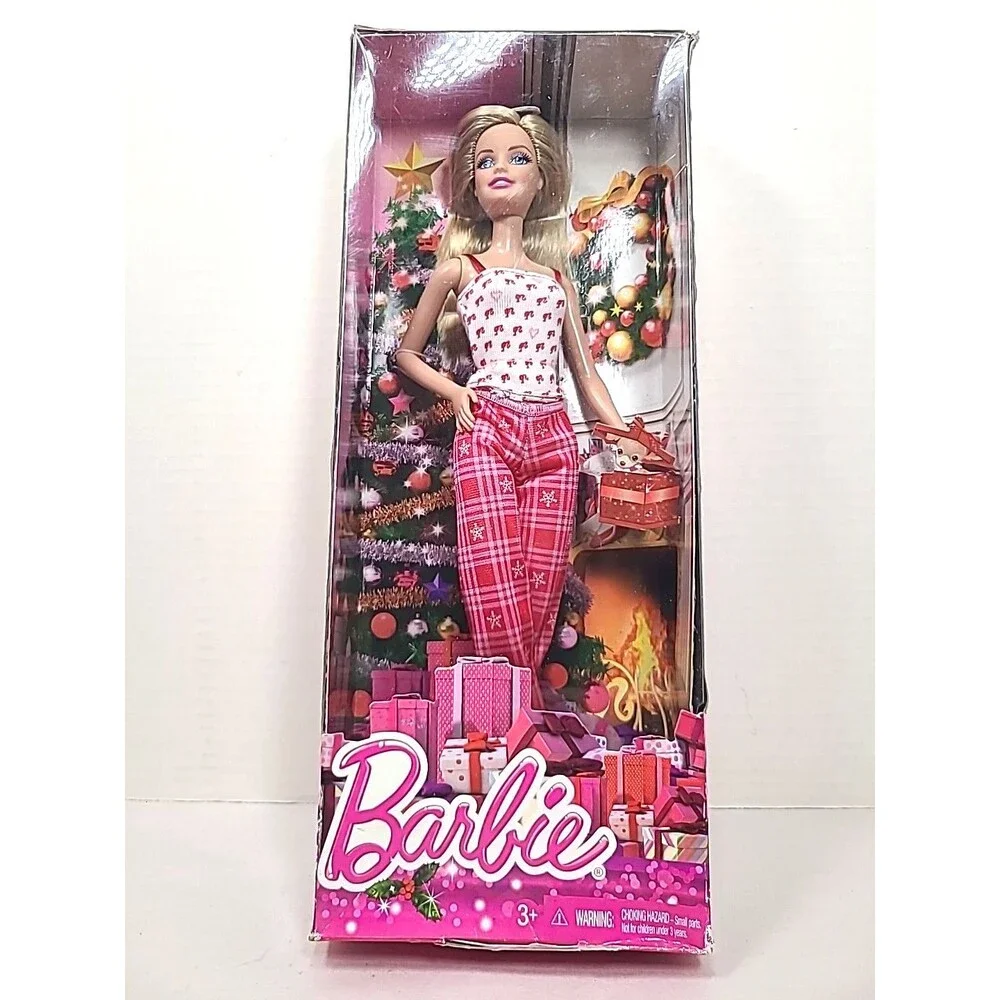 2014 Mattel Barbie Happy Holiday Doll - Christmas Morning CDB27